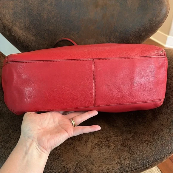 COACH MERCER TOTE GLOVETANNED LEATHER BAG TRAVEL GROCERY LAPTOP GUC W/HANGTAG - Picture 14 of 17